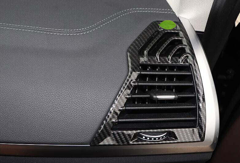 2P ABS Carbon Fiber Left And Right Air Outlet Vent Trim for BMW X3 G01 2018-2021