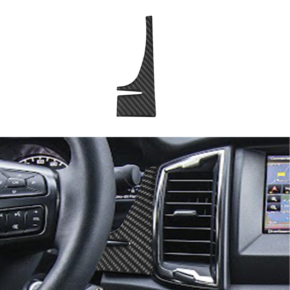 Carbon Fiber Speedometer Right Side Frame Cover Trim for Ford Ranger 2019-2022