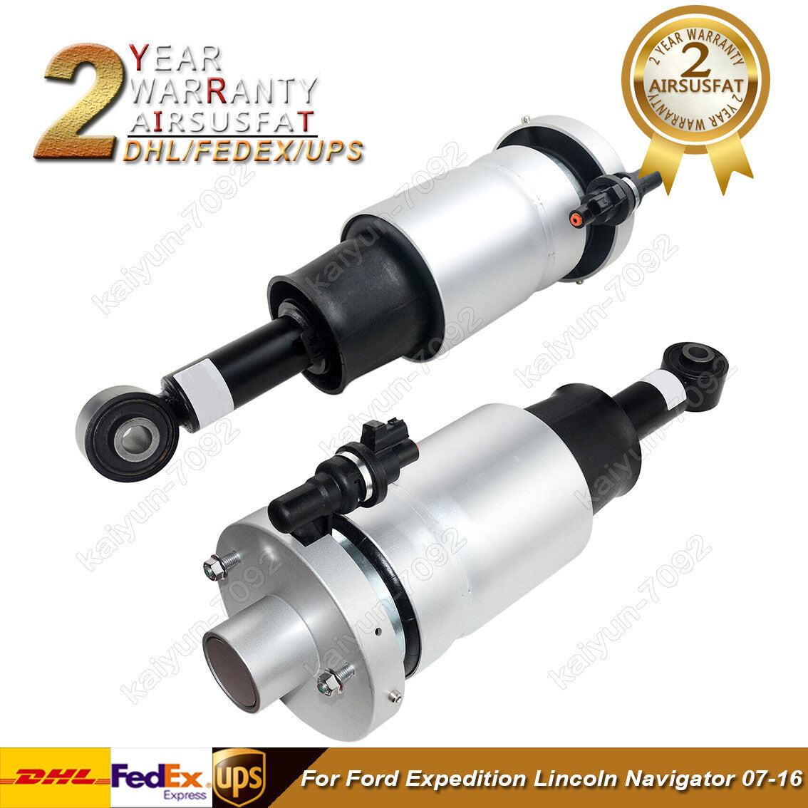 Pair Rear Air Suspension Struts for Lincoln for Navigator for Ford Expedition 7L1Z5A891B