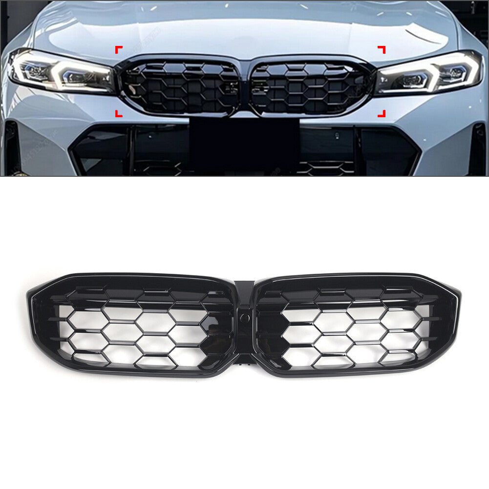 Diamond Sltyle Front Bumper Kidney Grille for BMW 3 Series G20/21/28 22-24 Gloss