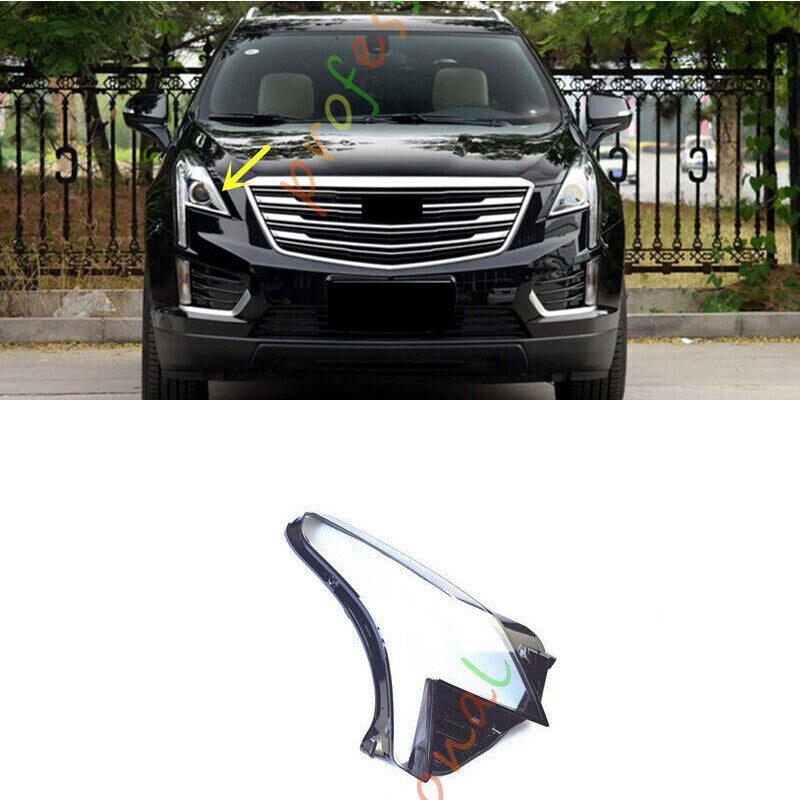 for Cadillac XT5 2016-2023 Right Side Headlight Clear Replace Lens + Sealant