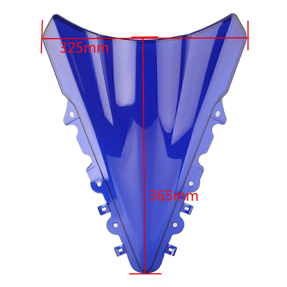 Fit for Yamaha YZF R15 2014 2015 2016 Windshield Wind Screen Motorcycle Blue UK