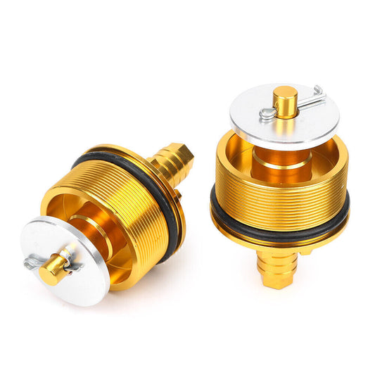 CNC Aluminum Pair Preload Adjusters Fitk Bolts Fit for Honda CB400 1992 - 1998 GOLD