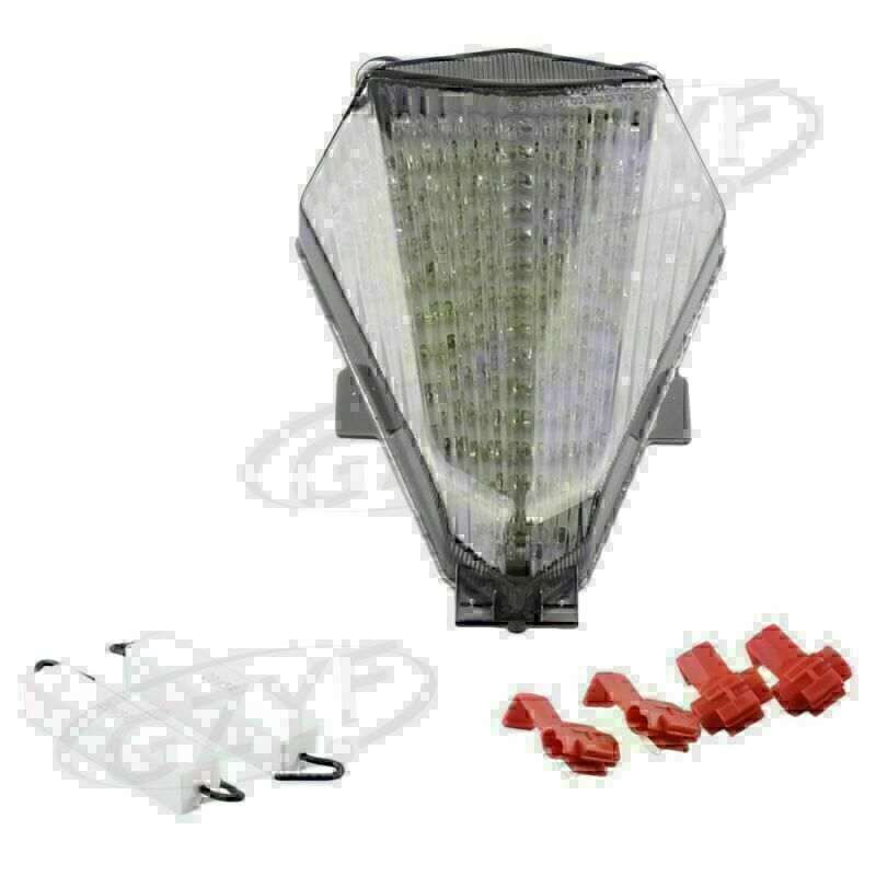 LED Tail Lamp Rear Taillight Running Light Smoke Lens Fit for YAMAHA R6 2006-2007
