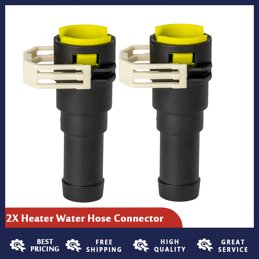 2-pack D651-61-240 Cooling Heater Water Hose Connector for Mazda 3 and for Mazda 5/6 2