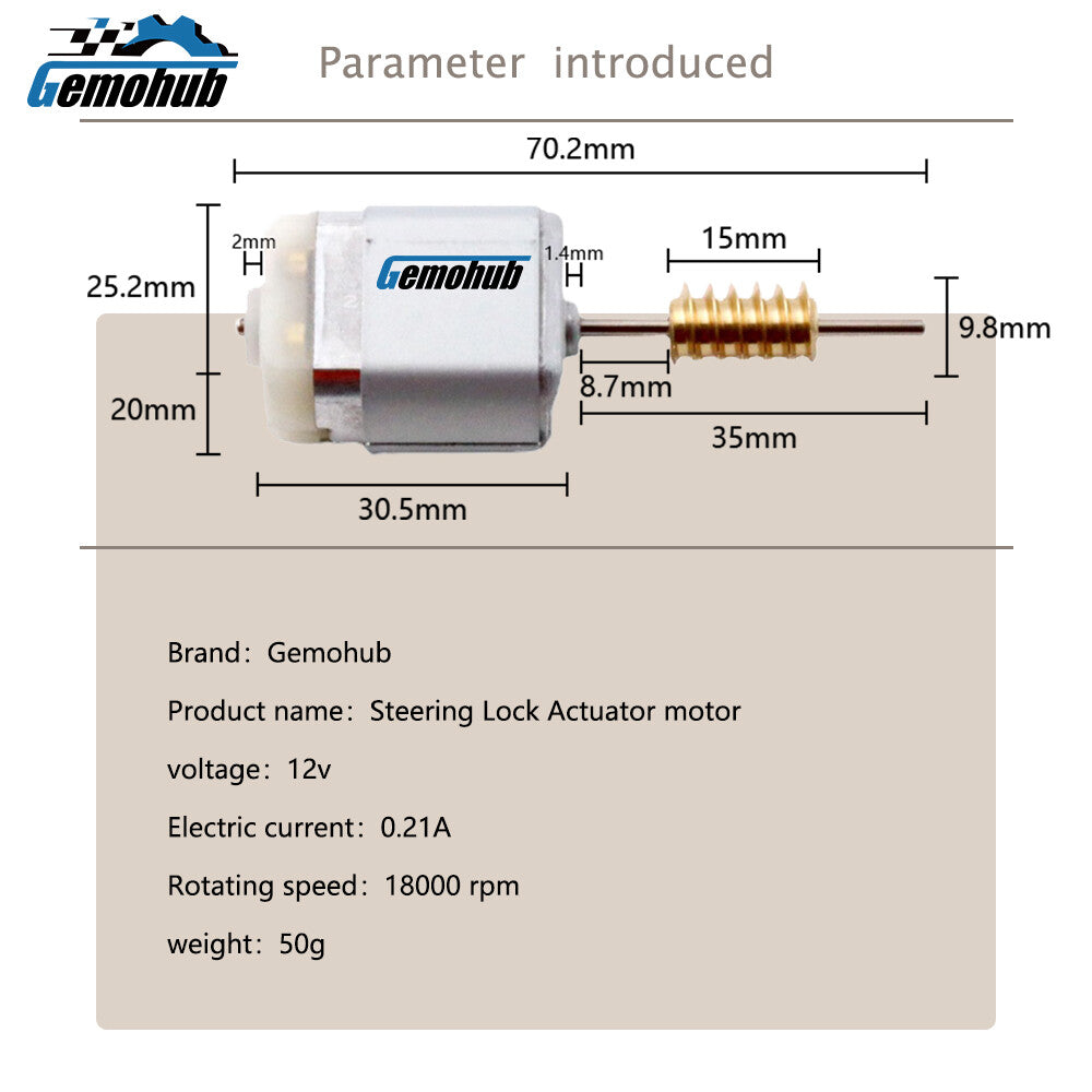 Steering Column Lock motor For 14-2020 for Citroen C4 2019-2023 for Citroen C5 AIRCROSS