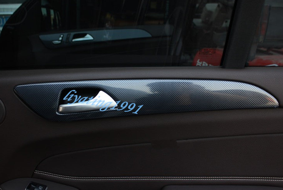 ABS Carbon Fiber Interior Decor Cover Full Set Trim for Benz GLE W166 2016-2019