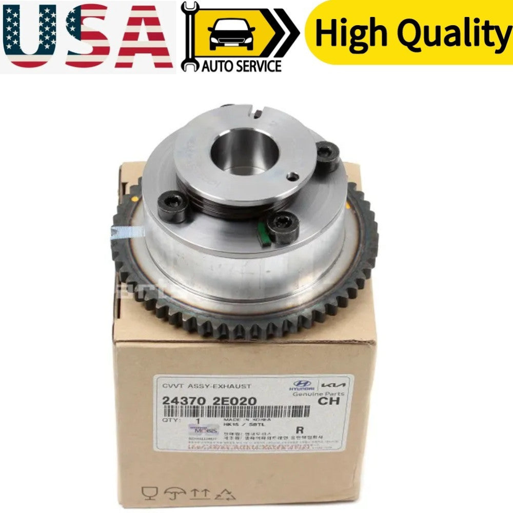 Exhaust CVVT Gear 243702-E020 for 14-20 for Hyundai 17-20 for Kia 1.8L 2.0L