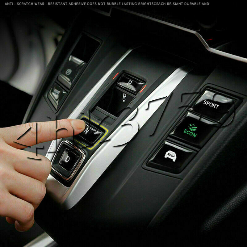 8Pcs Gear Shift Box Panel Button Guard Cover Trim for Honda CR-V CRV 2017-2022