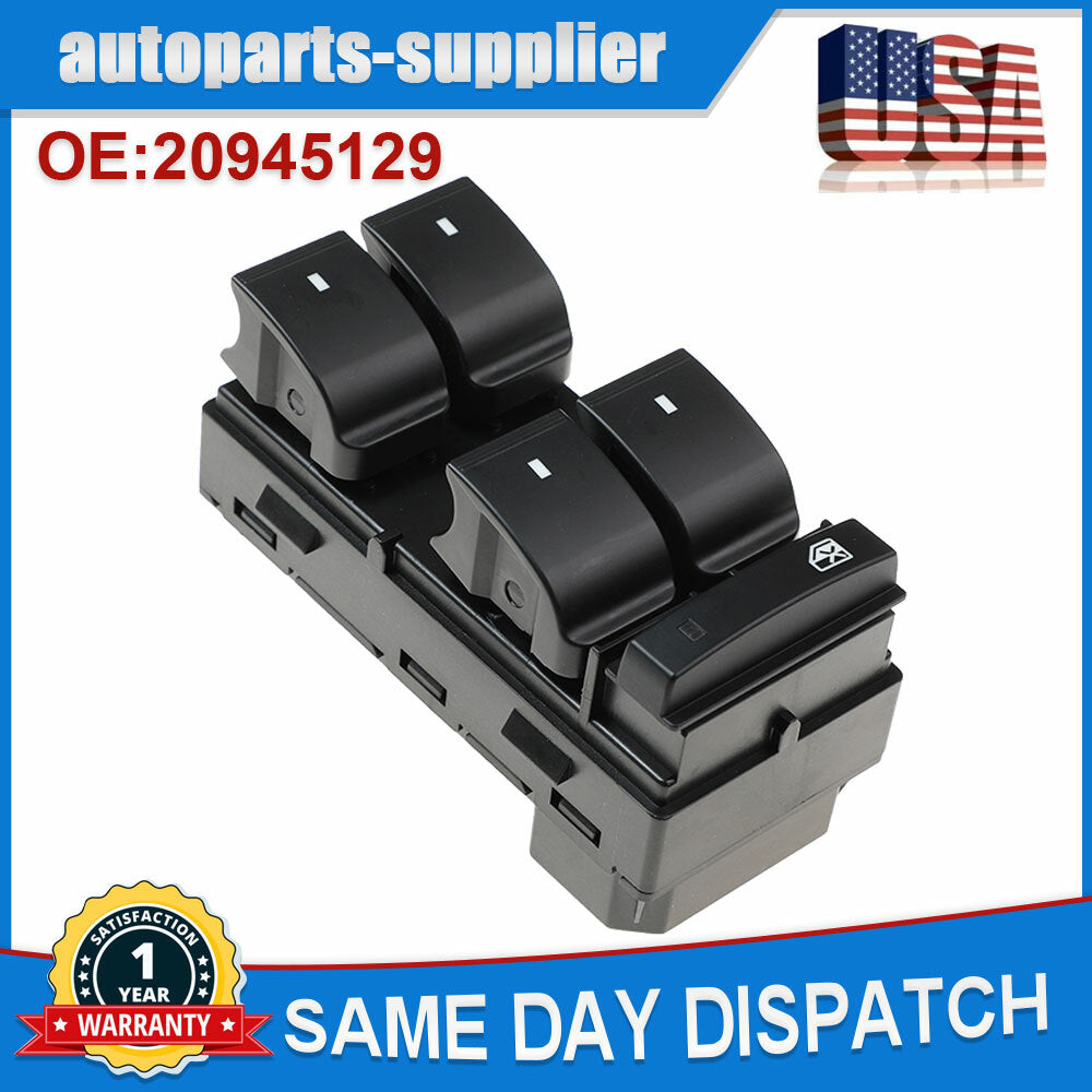 Master Power Window Switch Driver Side Applicable to 07-14 for Chevrolet Silverado for GMC for Sierra