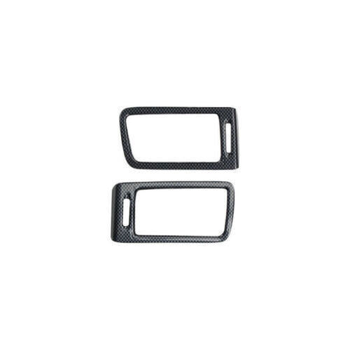 for Toyota for Corolla 2003-08 Console AC LR Air Outlet Frame Trim Carbon Fiber 2P
