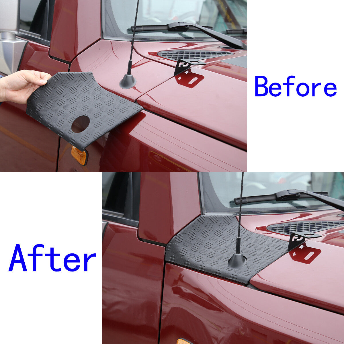 2 Smoked Black Rear Fog Light Housing Cover Trim Suitable for Honda Pilot 19-22
