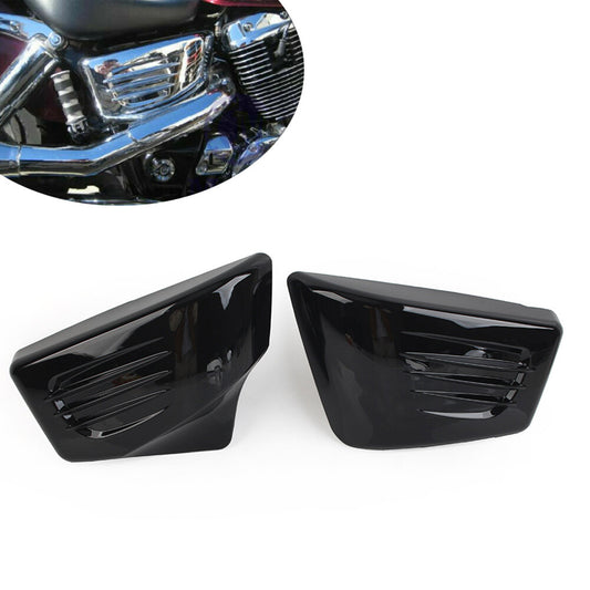 Side Covers Left  Right Fit for HONDA ACE TOURER SABRE 1100 VT1100 VT1100C2 Black