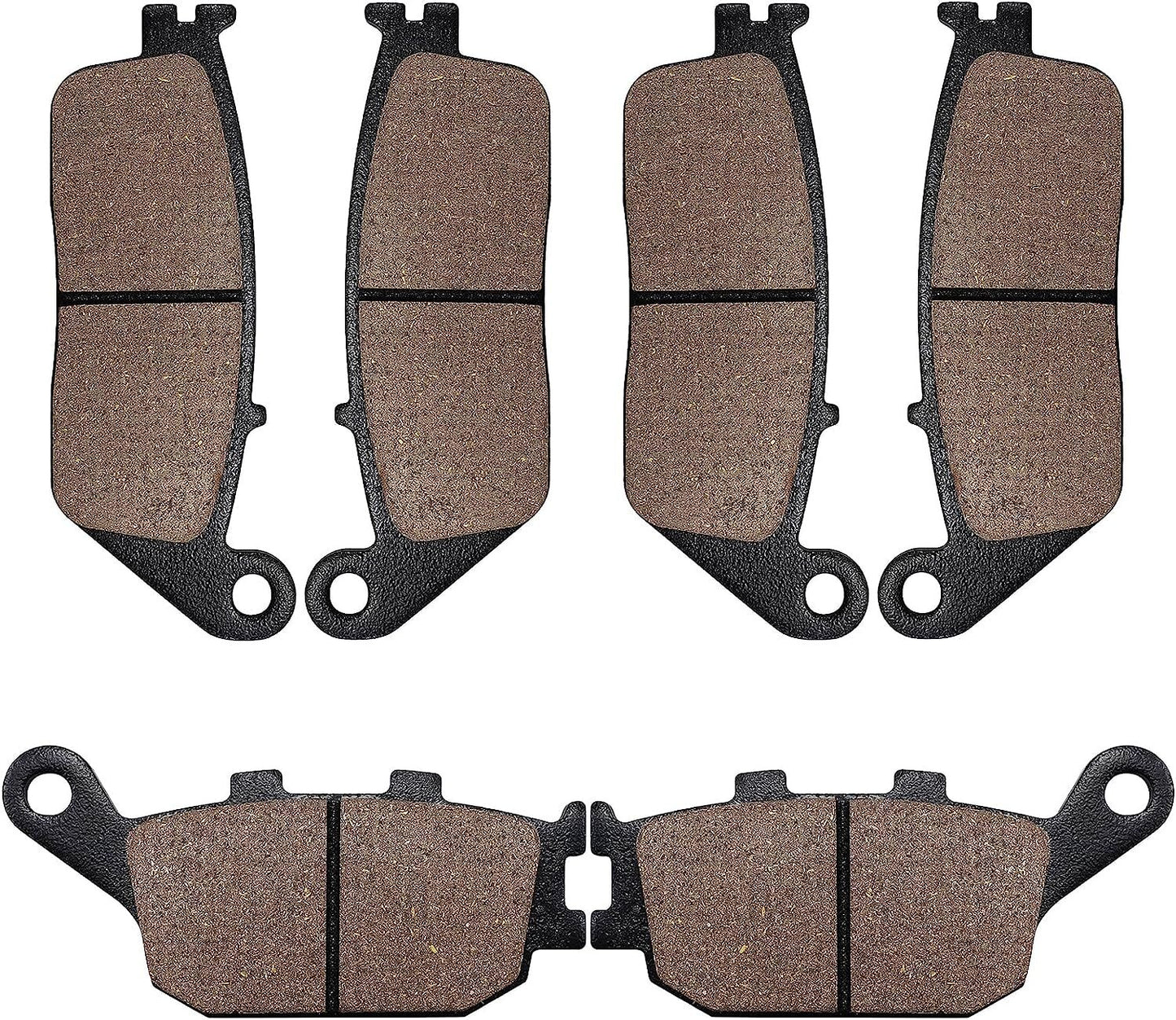 Front Rear Brake Pads for Kawasaki 650 Z650 ER 650 2017-2020 Z750 ZR750 07-2011