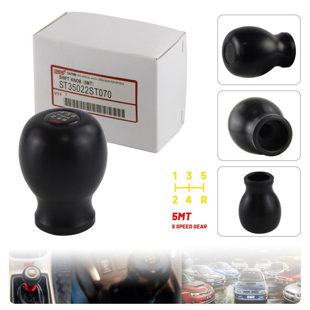 Shift Knob Legacy GDA GDB GC8 Black for Subaru WRX Impreza STI 5MT Gear Knob