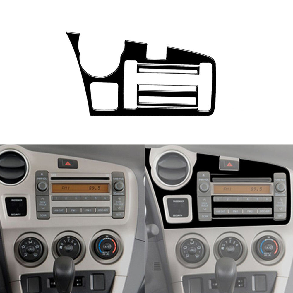 3X Gloss Black Center Console Panel Cover Trim for Toyota Matrix 2009-2014