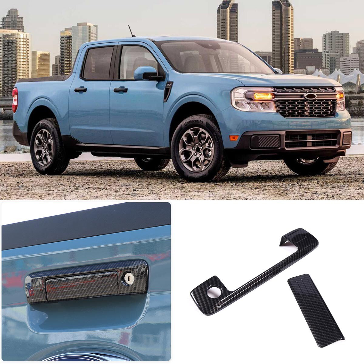 Aluminum alloy gas fuel tank cover/door lock cap suitable for Toyota Tendera 2007 - 2021