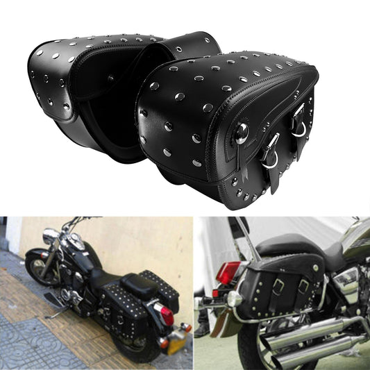 Motorcycle Saddle Bags Side Tool Bag Storage Luggage Fit For Universal for Harley