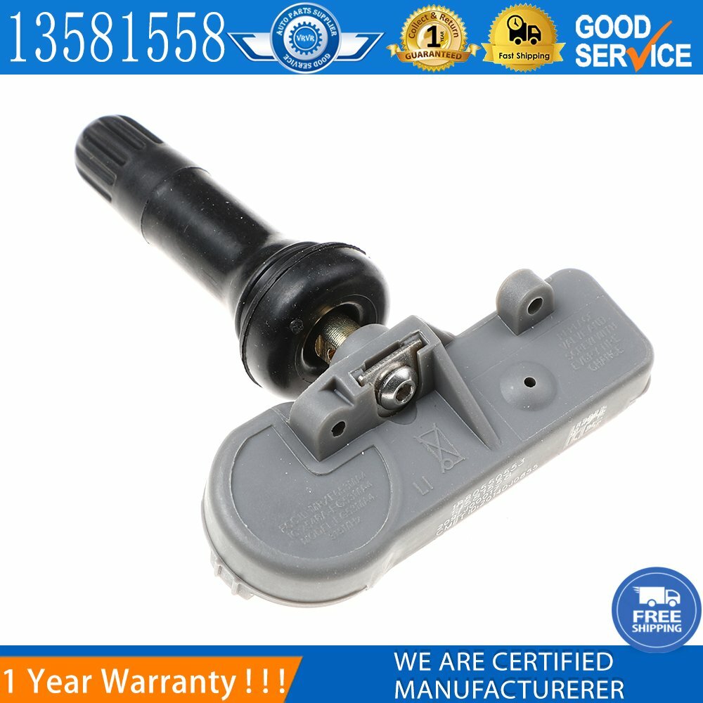 4-pack TPMS tire pressure monitoring sensors (13586335, 13581558) suitable for Chevrolet GM 315MHz.