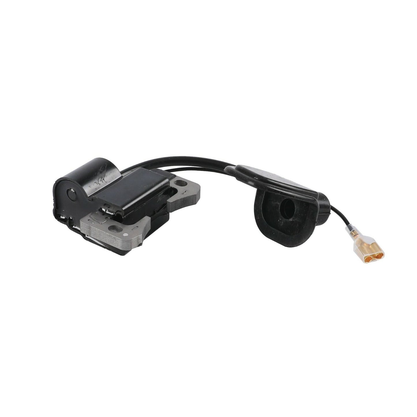 Ignition coil suitable for 43cc, 47cc, 49cc, and 50cc for mini pit bikes, all-terrain bikes, and scooters.