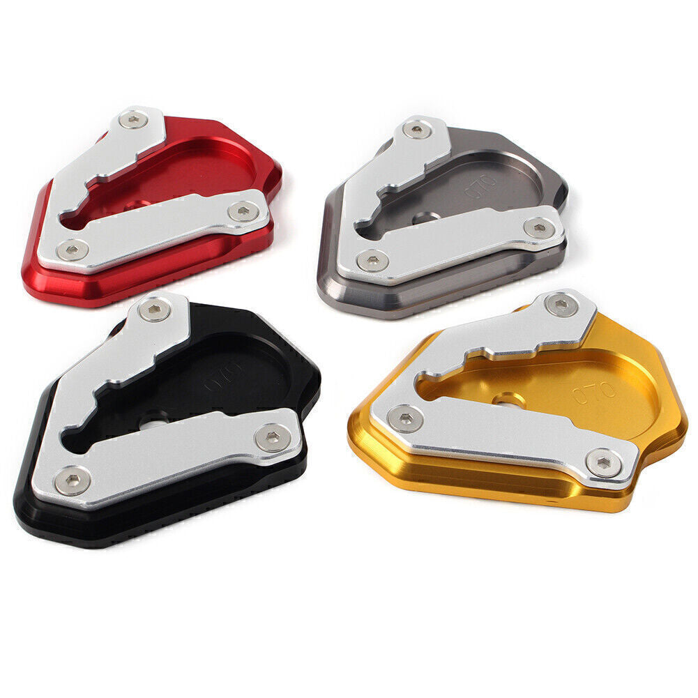 for DUCATI 848 1098 1198 Mototcycle Foot Side Stand Enlarger Plate Kickstand Pad