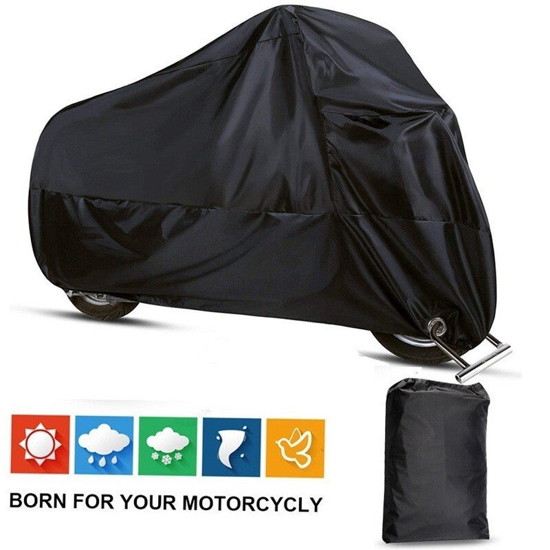 Motorcycle Cover Outdoor Rain Dust Sun UV Scooter Protector XXXXL Waterproof