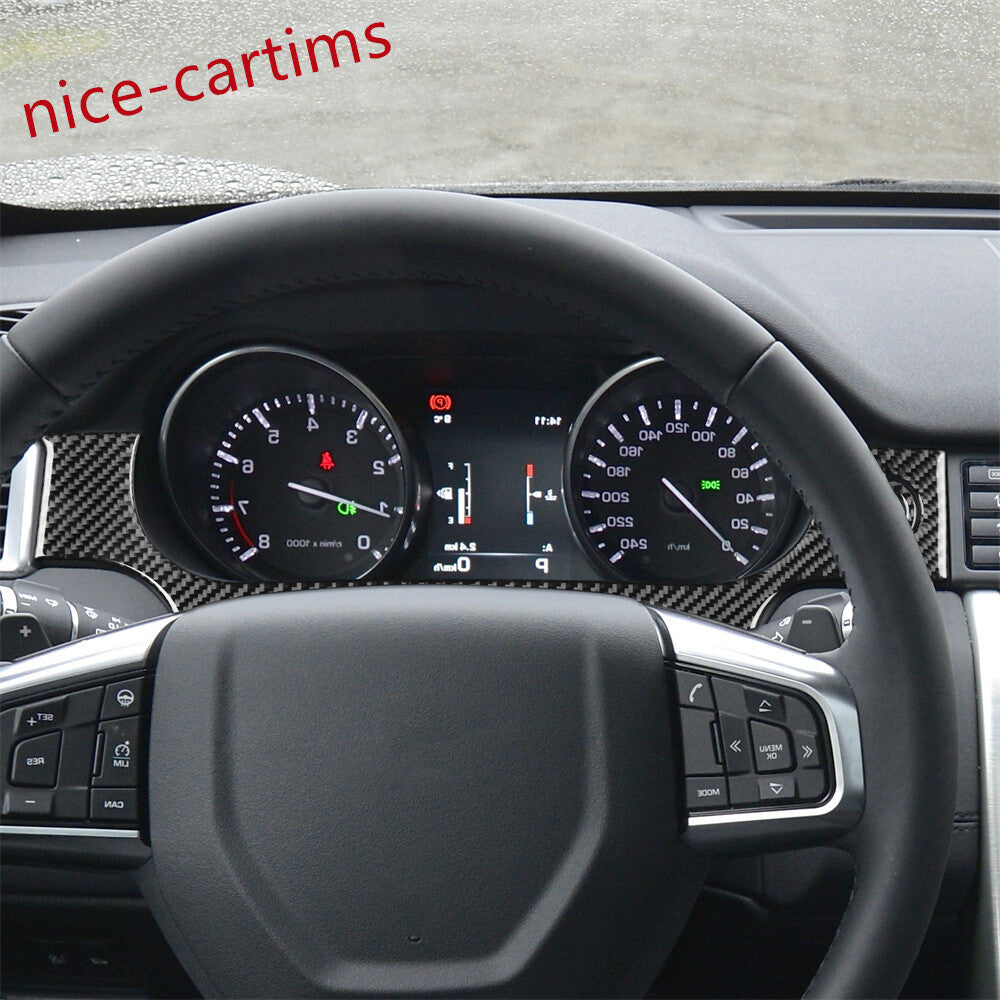 Carbon Fiber Dashboard Speedometer Trim for Land Rover Discovery Sport 2015-2019
