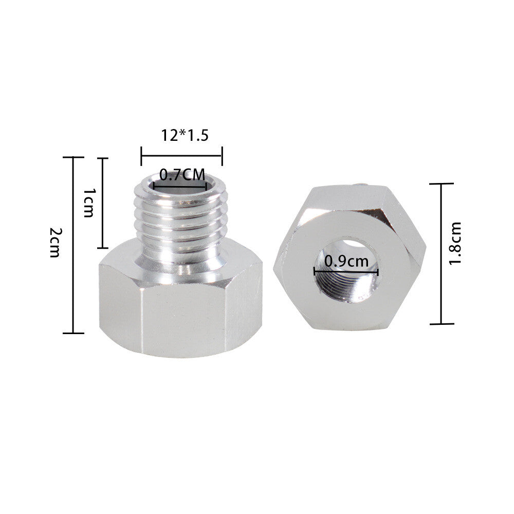 Oil Pressure Sensor M12-1.5 Adapter to 1/8 NPT Port Fitting for LS Engine Swap