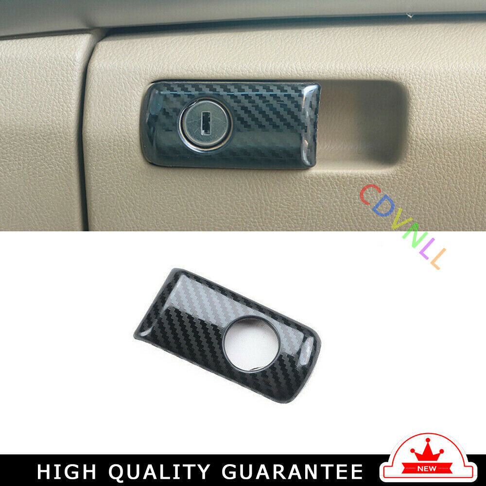 for Co -Pilot Storage Box Handle Sticker for Honda Accord 08-2013 Steel Carbon Fiber
