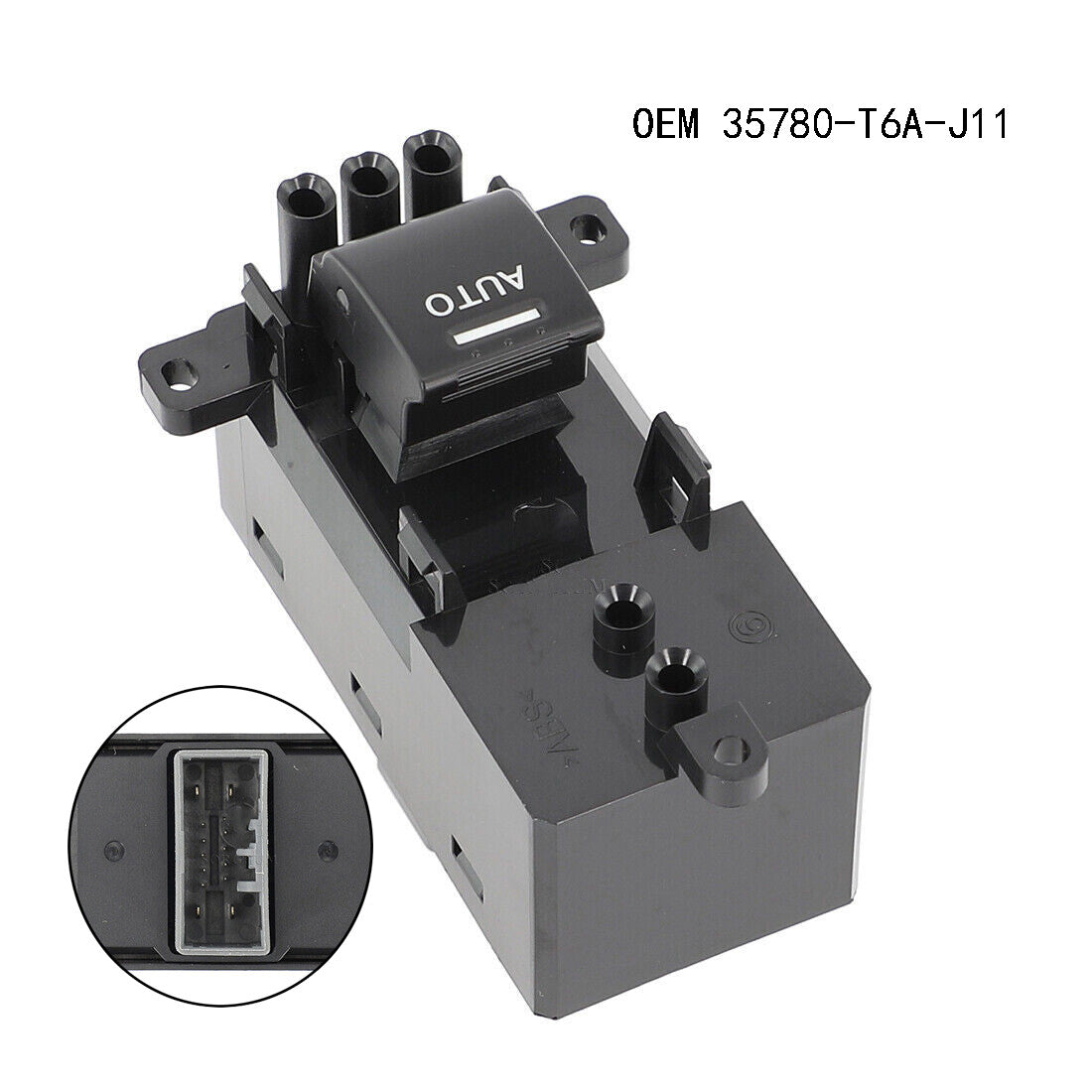 for Honda Odyssey RC3/Elysion RR8 Power Window Master Switch 35780-T6A-J11 BLACK