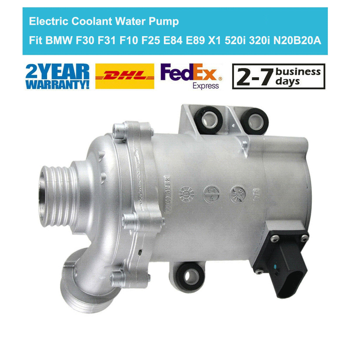 Electric Engine Coolant Water Pump Fit for BMW F10 F22 F80 F32 F36 320i 328i 420i