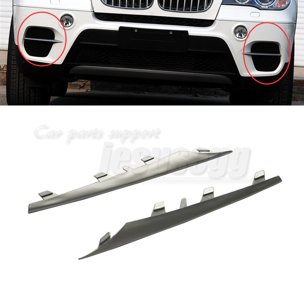 Left and Right Front Bumper Lateral Grille Trim Molding for BMW for x5 E70 11-2014
