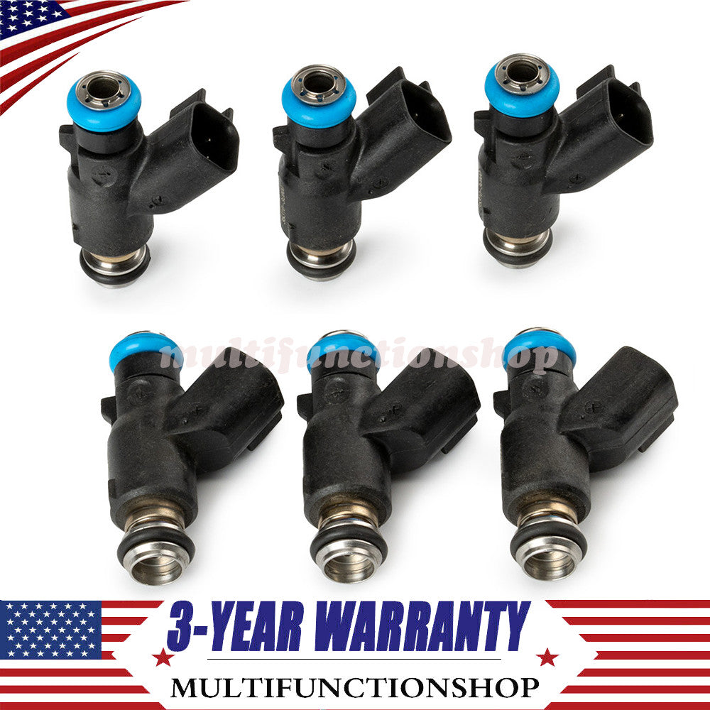 6-pack of fuel injectors 353103C000 suitable for 2006-2010 for Kia Sedona Amanti Sorento 3.3L 3.8L
