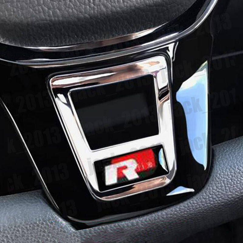 For Volkswage for VW for Jetta MK7 2013-2024 R Style Car Inner Steering Wheel Cover Trim