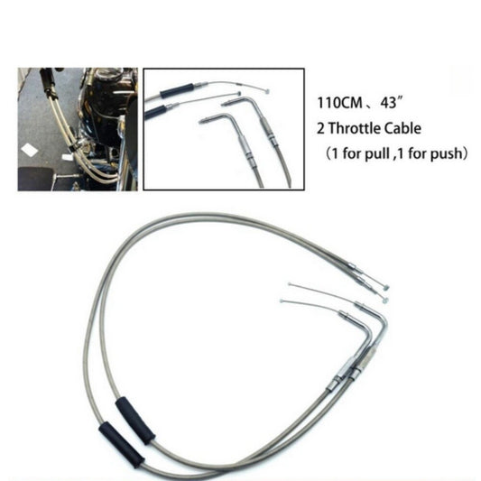 110cm/43 Throttle Cable Line Wire for Harley Sportster 883 1200 XL883 XL1200