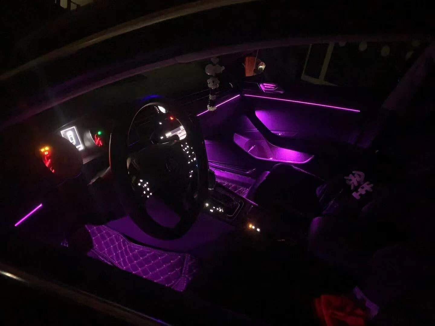 64 color Illuminated Retrofit LED Ambient Atmosphere light for VW for golf mk7 mk7.5