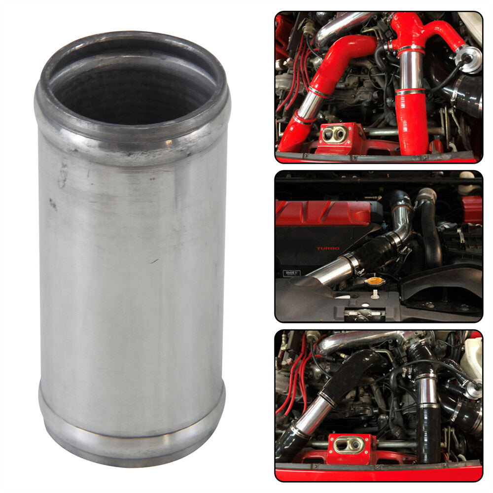 Aluminum Hose Adapter Tube Joiner Pipe Coupler Connector 35mm 1.38 Inch L=76mm