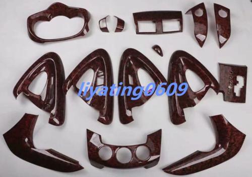 15-piece Agate Wood Grain Interior Trim Kit for Toyota RAV4 2009-2012