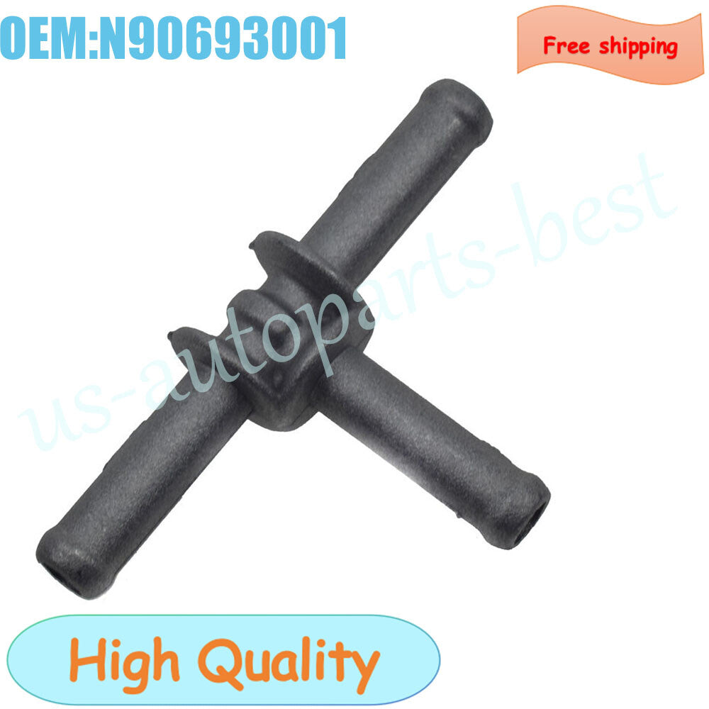 Aluminum Coolant Connector Hose Tee for Audi A3 A6 TT for VW Beetle for Jetta N90693001