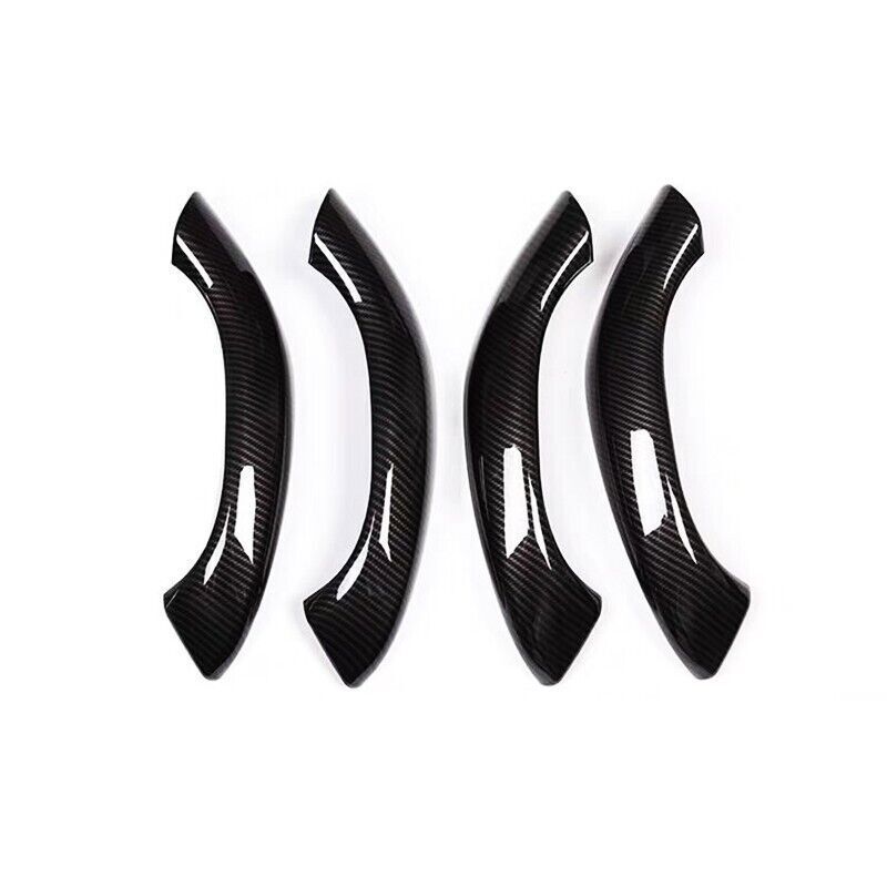 Carbon Fiber Interior Door Handle Armrest Strip Cover Trim For 2016-2022 for BMW X1