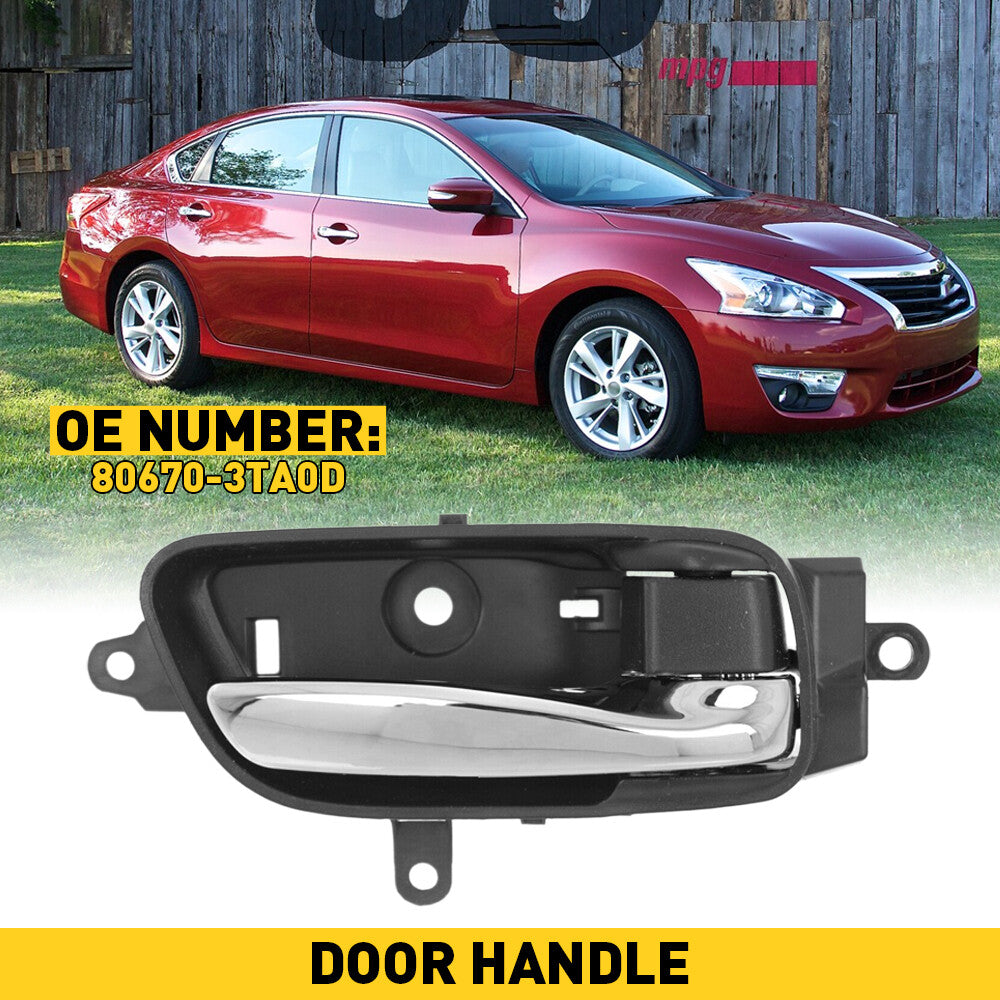 The inner door handle on the right side is suitable for 13-18 for Nissan Altima Pathfinder Titan