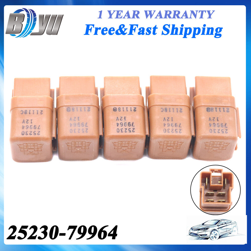 5Pcs Multi-Purpose Relay 25230-79964 for Nissan for Infiniti RELAY-127 25230-7996A