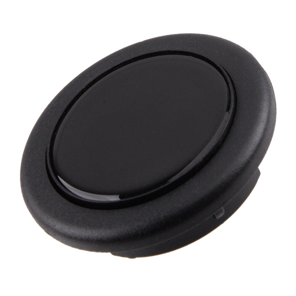 Universal Car Horn Button Car Steering Wheel Center Cap Lid Black Plastic