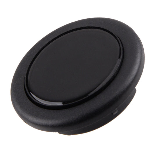 Universal Car Horn Button Car Steering Wheel Center Cap Lid Black Plastic