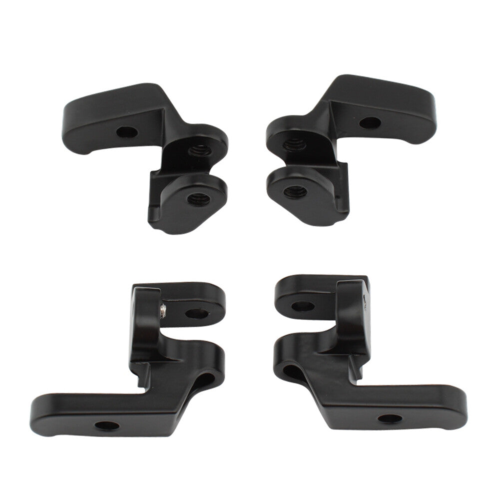 Front Driver Floorboard Relocation Brackets Black for Harley Touring Road Glide