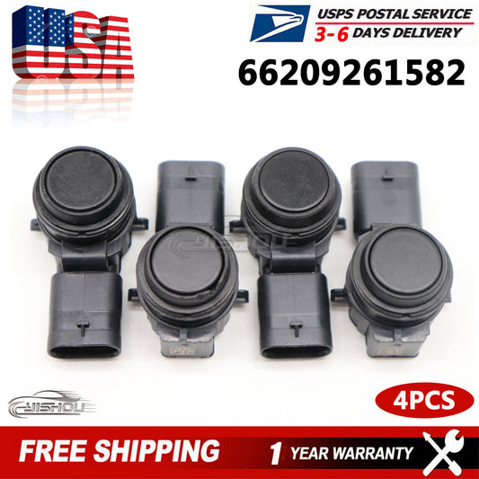 Set of 4 66209261582 PDC Parking Sensor NEW Fit for BMW F32 F31 F30 F22 F20