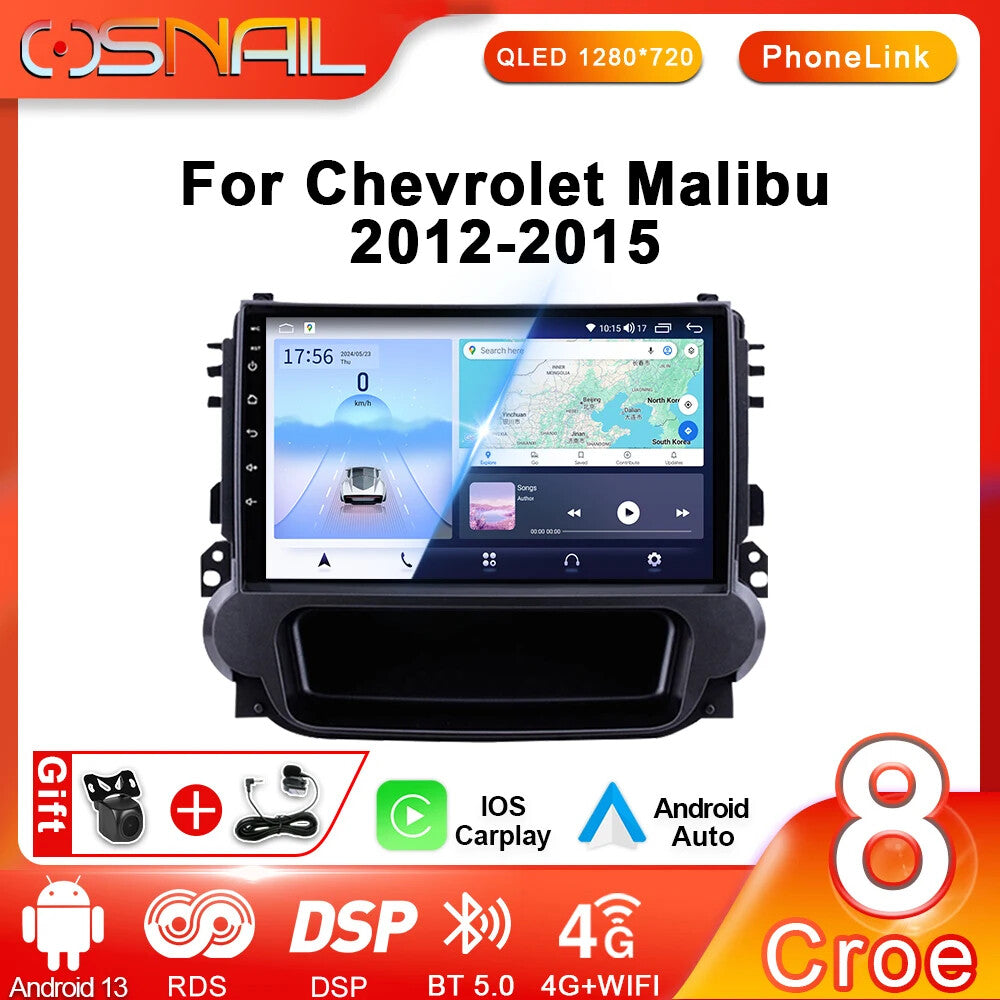 Android Car Stereo Radio for Chevrolet Malibu 2012-2015 CarPlay Auto GPS Player