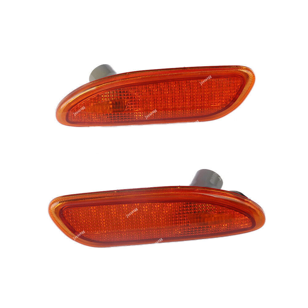 Front Side Marker Light Lamp Left+Right Side Fit for Mercedes-Benz C 2001-2007