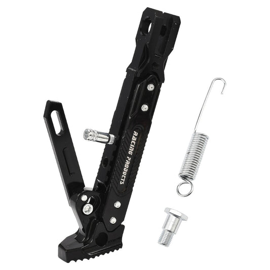 Black Motorcycle Side Stand Aluminum Alloy Short Motorcycle Motorbike Kickstand