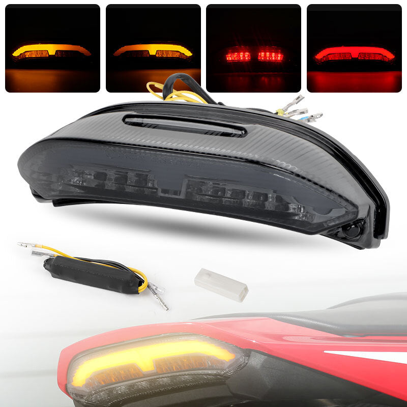 Motorcycle Integrated LED Tail Light Signal Brake Lamp for HONDA CBR600RR 13-24